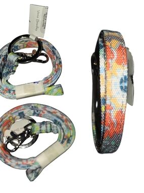 Vera Bradley Floral Key Ring and Lanyard - Multicolor Floral NWT